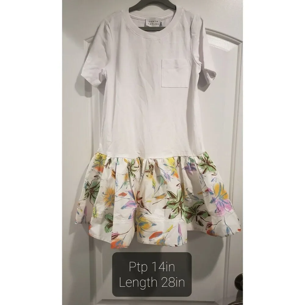Girls Tanya Taylor Floral Dress‎ Size M NWT MSRP $125